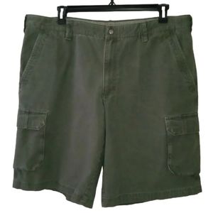 Columbia Mens Cargo Shorts Size 40 Khaki Olive Green